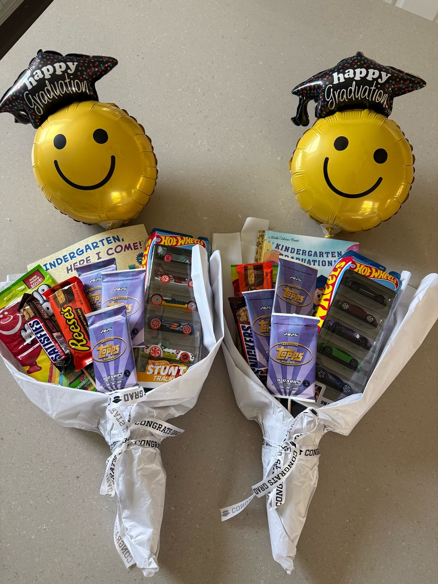 Make Kindergarten & Preschool graduation bouquets with me 🎓 We celebrate all the milestones over here! I love these for graduation or school performances. Stock them up with a few of their favorite things ❤️ 

Michaels, Target, Amazon, graduation bouquet, Kindergarten graduation, Preschool graduation, kids gift ideas, school performance, gift ideas for kids, end of the year gifts

#LTKmomlife #LTKSeasonal #LTKKids