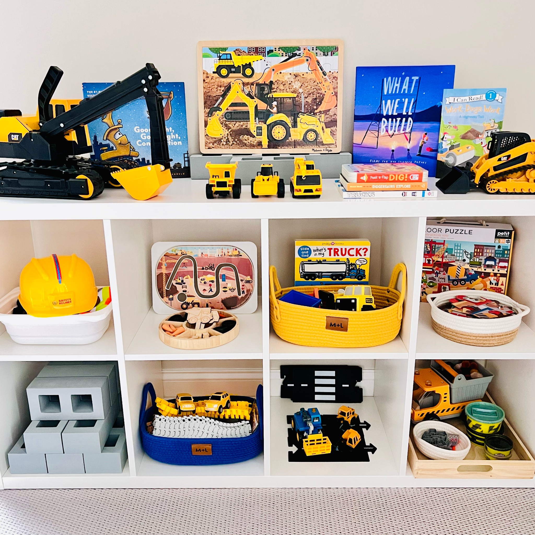 Construction themed playshelf! For all those kiddos who love to dig! 

#LTKbaby #LTKfamily #LTKkids