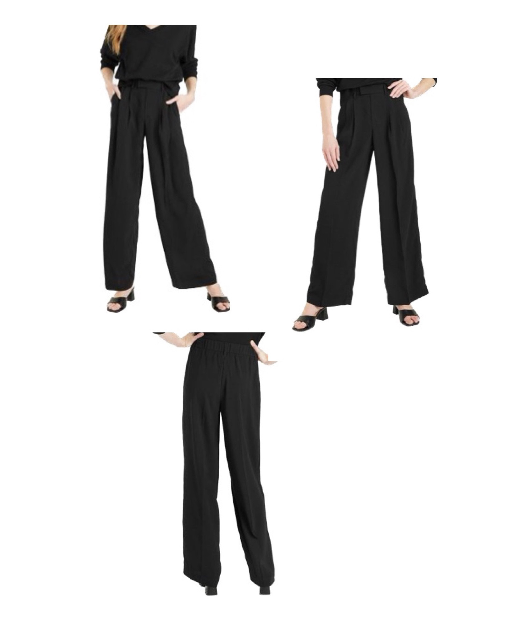 Women's High-Rise Wide Leg Fluid Pants - A New Day™

Comes in different colors 
High-rise straight fit fluid pants
Lightweight satin fabric
Fly hook and zipper closure
Wide leg with a straight fit
Adjustable waistband


#LTKFind #LTKworkwear #LTKstyletip