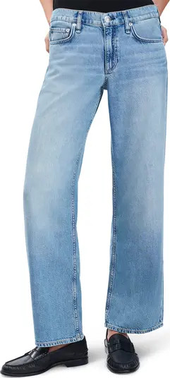 Saige Low Rise Relaxed Straight Jeans | Nordstrom