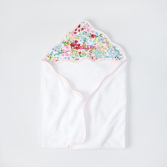 Kids Scalloped Hooded Bath Towel | Mark and Graham