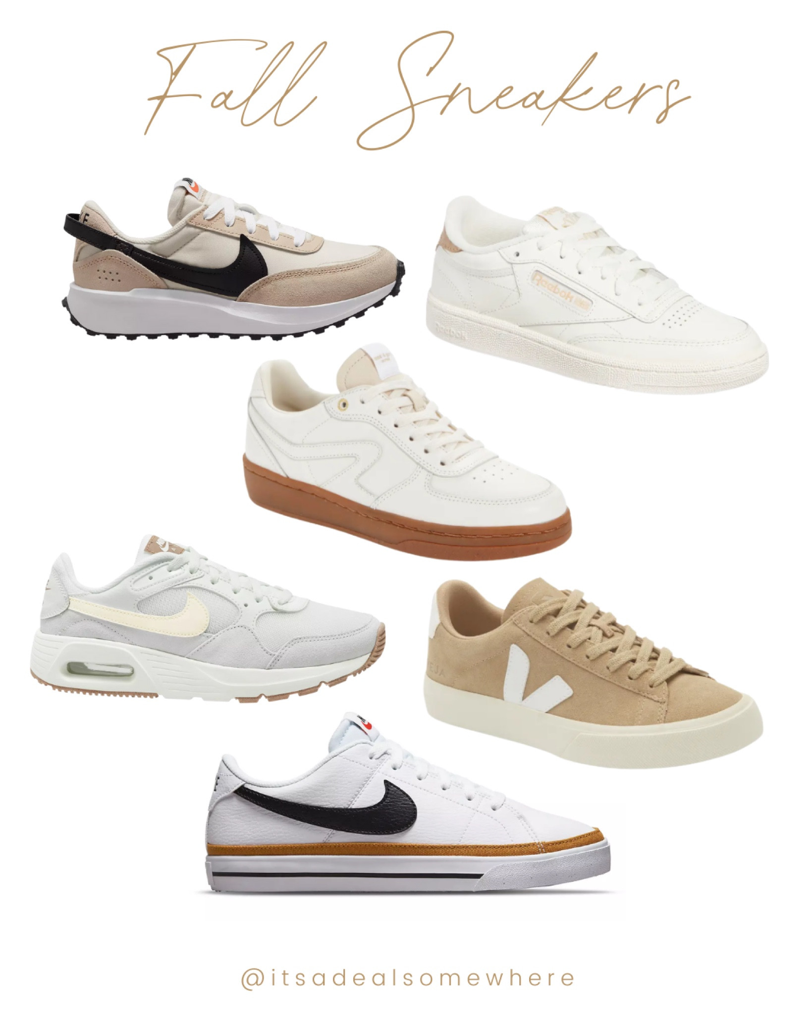 Fall sneakers, white shoes, Nike 

#LTKshoecrush #LTKHoliday #LTKSeasonal