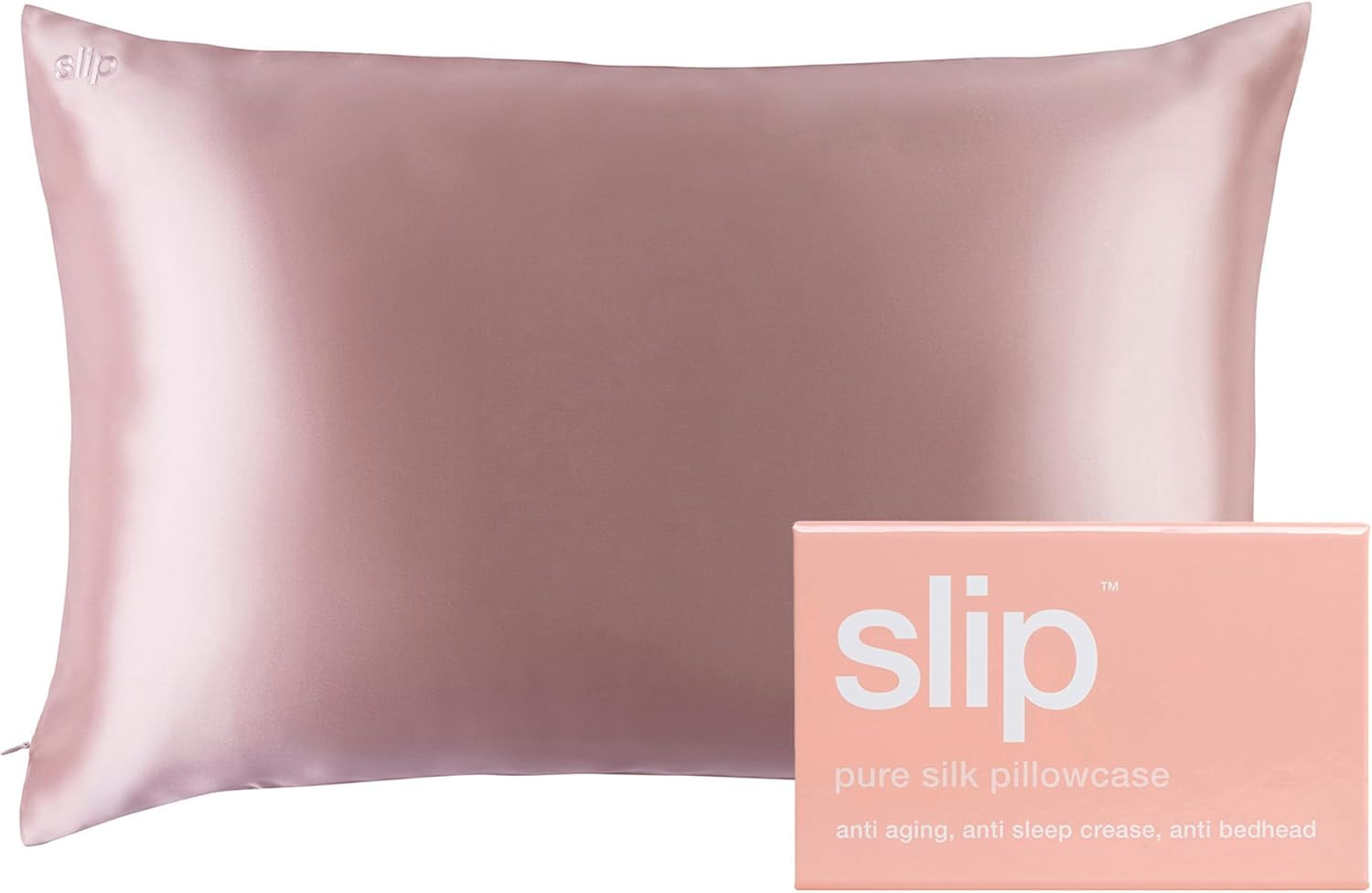 Slip Queen Silk Pillow Cases - 100% Pure 22 Momme Mulberry Silk Pillowcase for Hair and Skin - Qu... | Amazon (US)