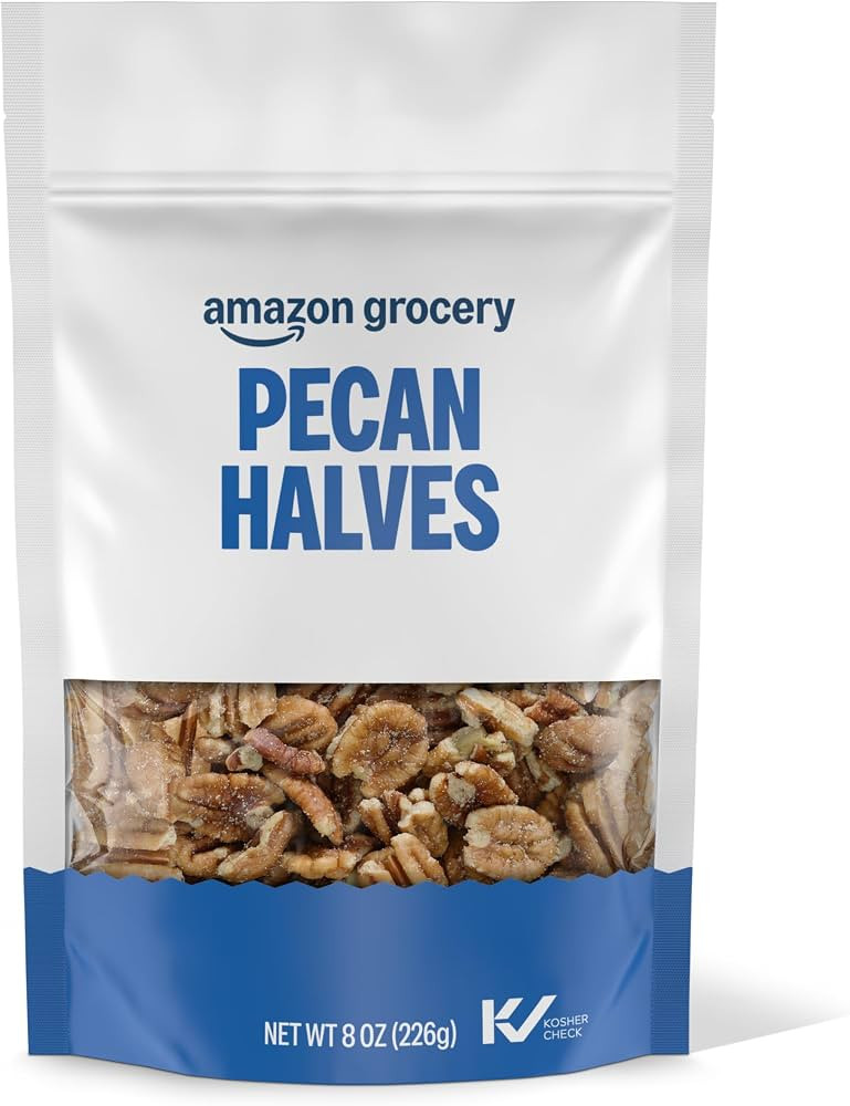 Amazon Grocery, Pecan Halves, 8 Oz (Previously Happy Belly, Packaging May Vary) | Amazon (US)