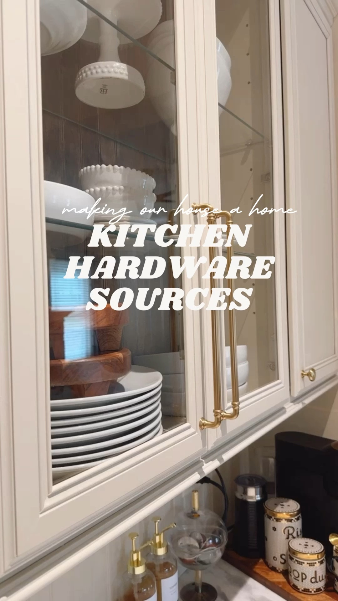 We used the 12” reeded pull and both the 6” and 8” Patton pull depending on the drawer size. Most of the other uppers for the affordable amazon knobs and the two large drawers got two of the Home Depot knobs each. 

#LTKhome #LTKfindsunder50 #LTKfindsunder100