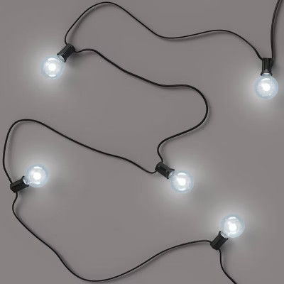 LED Globe String Lights Black - Room Essentials™ | Target
