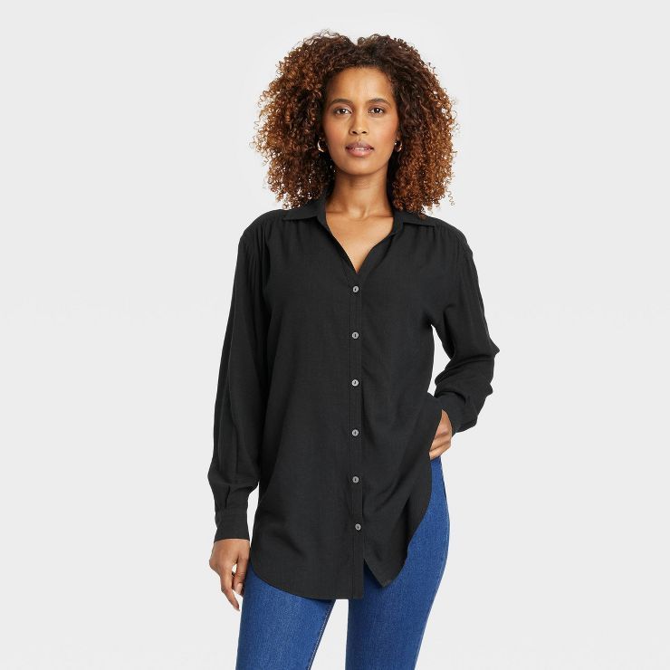 Women's Long Sleeve Button-Down Shirt - Knox Rose™ | Target