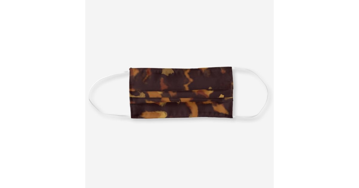 tortoise shell cloth face mask | Zazzle.com | Zazzle