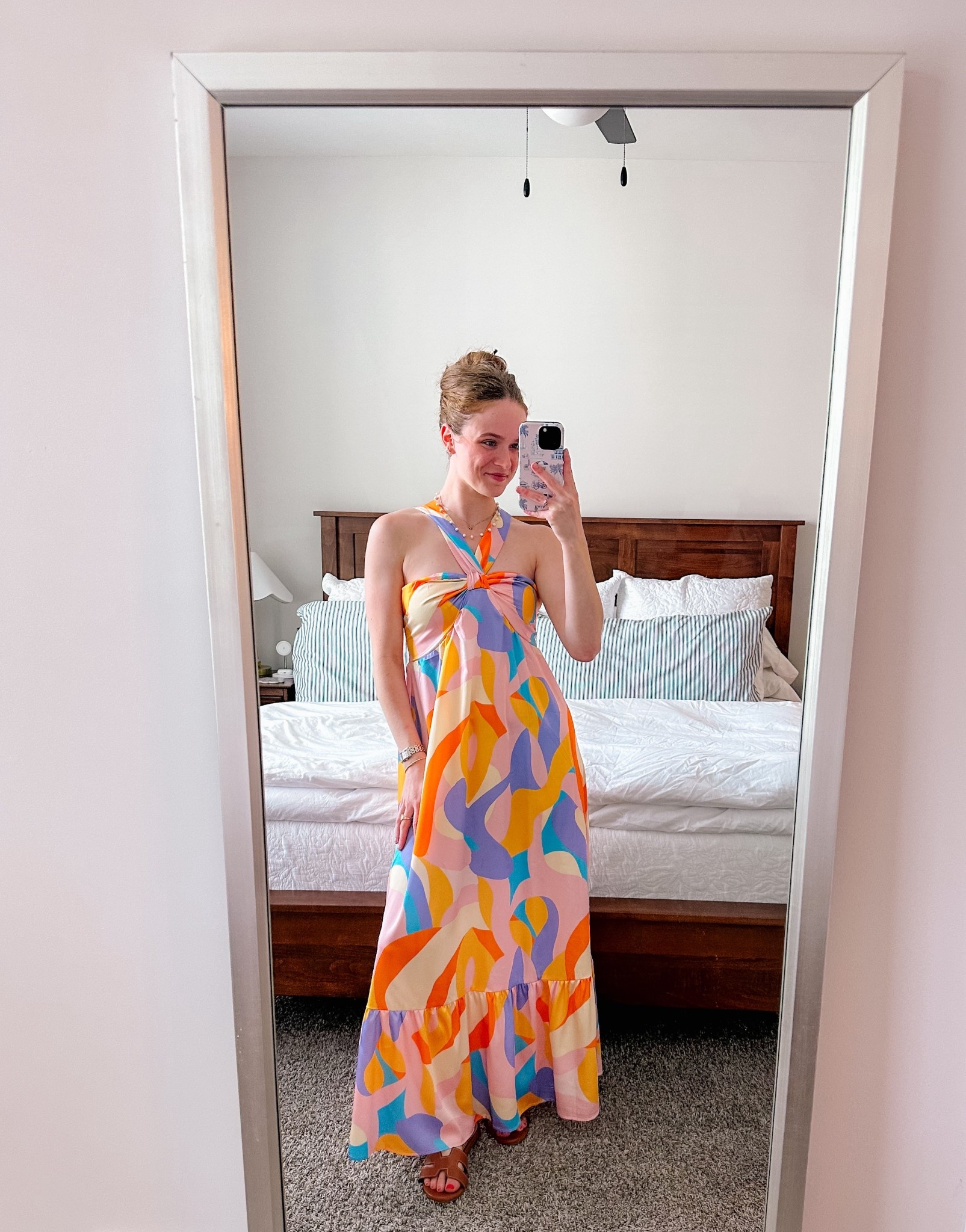 It’s date night!! Needed a little color for a gray TuesdaOran