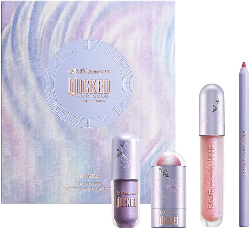 r.e.m. beauty Wicked: For Good | Makeup Set | Waterpoof Eye Shadow, All Over Glow Stick, Creamy L... | Amazon (US)