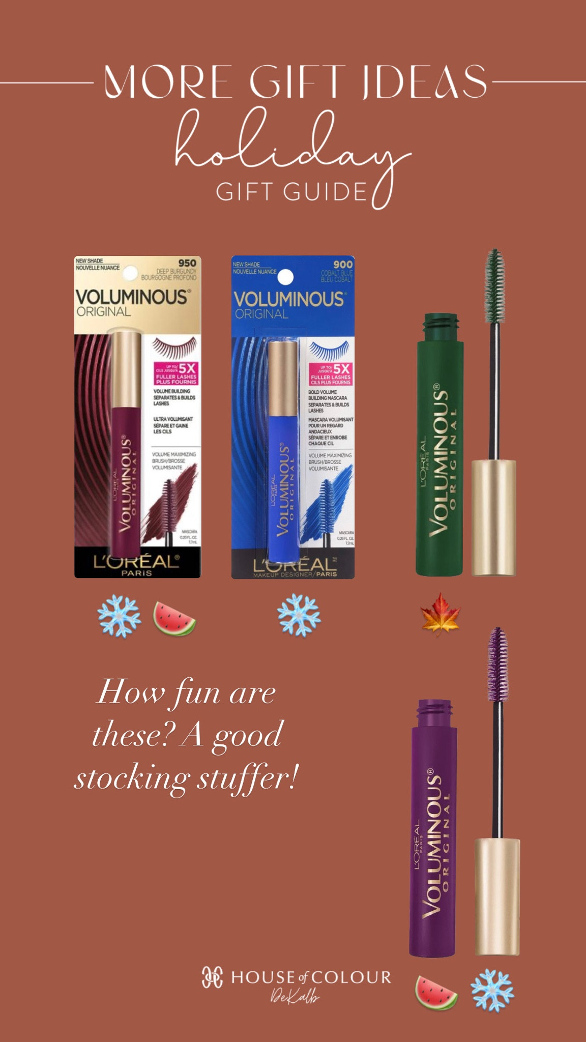 Loving these mascara shades! 

#LTKHoliday #LTKbeauty #LTKGiftGuide