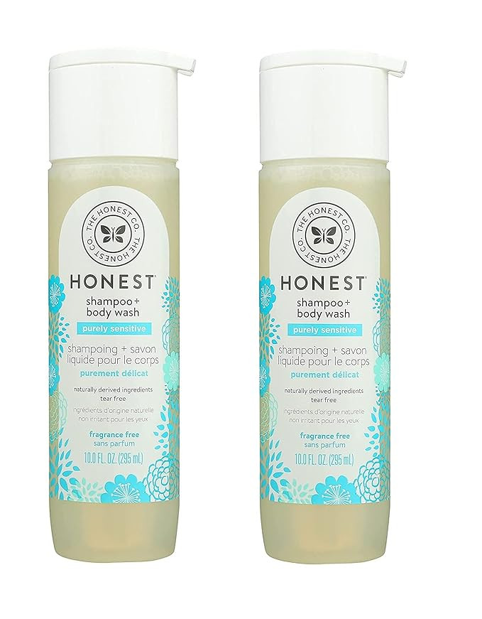HONEST Purely Simple Fragrance-Free Shampoo + Body Wash | Tear-Free Baby Shampoo with Naturally D... | Amazon (US)