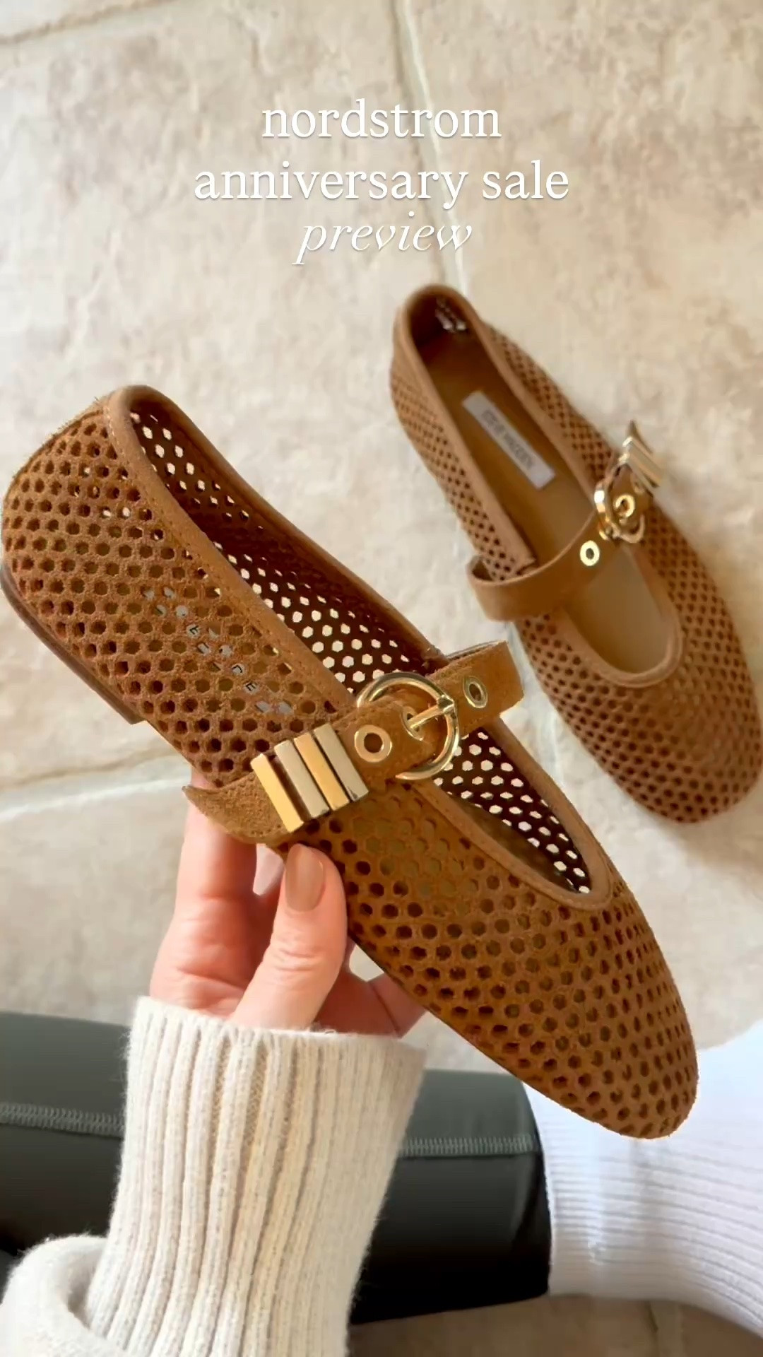 nordstrom anniversary sale 2026 preview🤎 these steve madden lela flats are amazingly comfy. the material is buttery and the footbed is slightly padded. they almost feel like slippers! 

this is the “tan suede” color. tts. got my normal 7.

#LTKSaleAlert #LTKSeasonal #LTKootd

Comment SHOP below to receive a DM with the link to this post on my LTK ⬇ https://liketk.it/6i0Wj