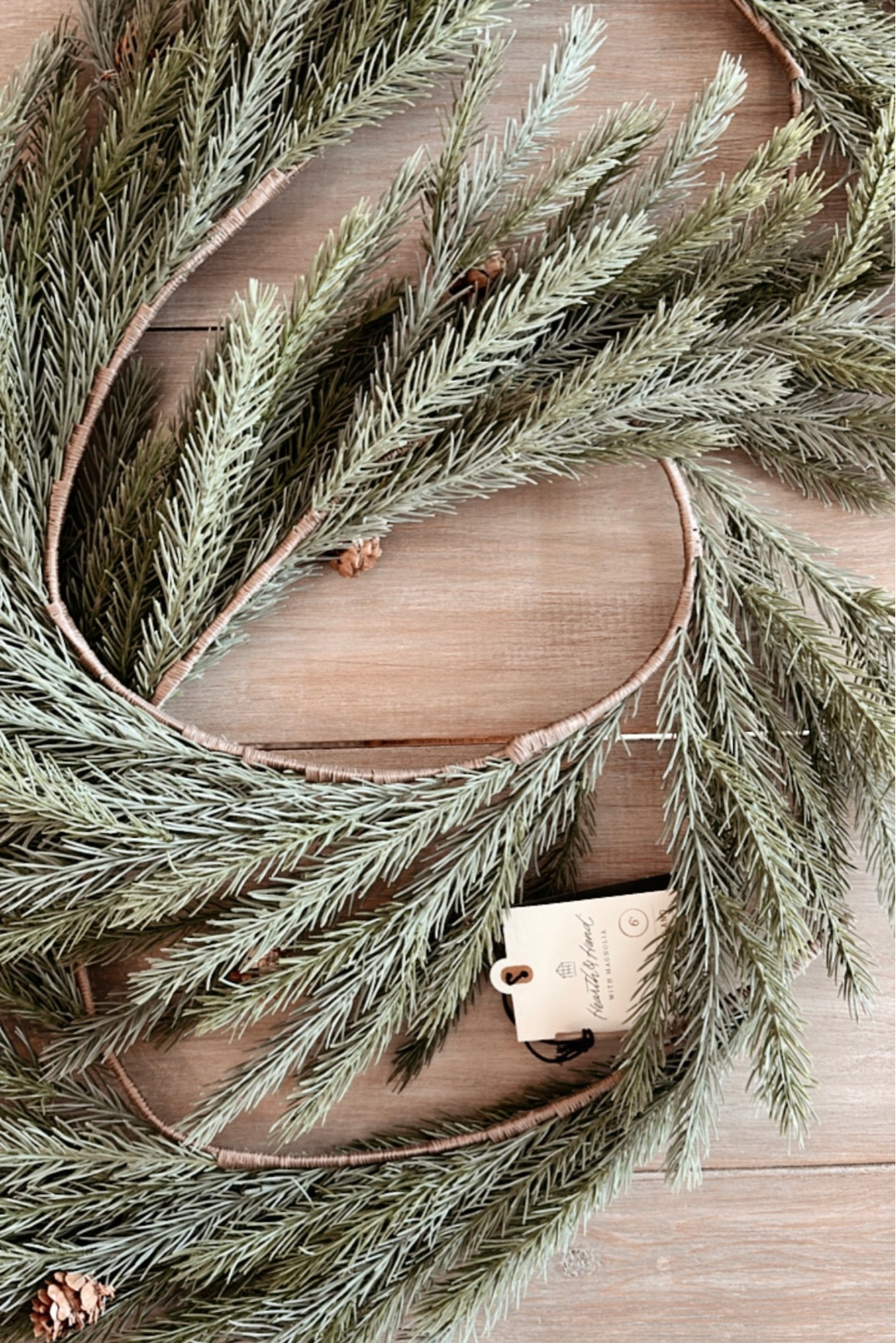This Hearth & Hand garland is a must have! The color tones are nice and muted. So pretty on a mantle, console table, hanging over a mirror, or on a head board. There is a wreath with the same greenery. 

#LTKSeasonal #LTKhome #LTKHoliday