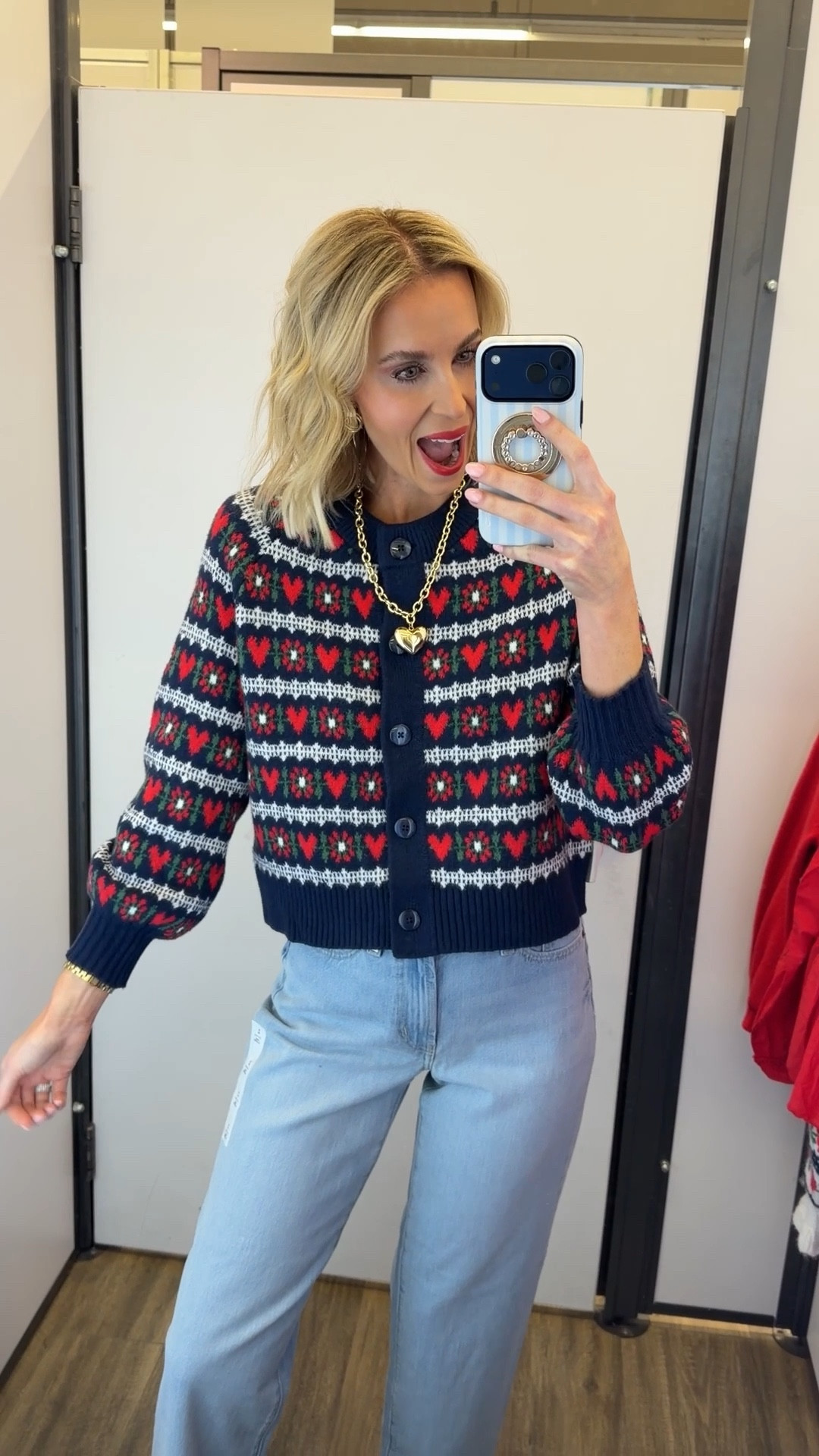 Obsessed with this old navy heart cardigan!!