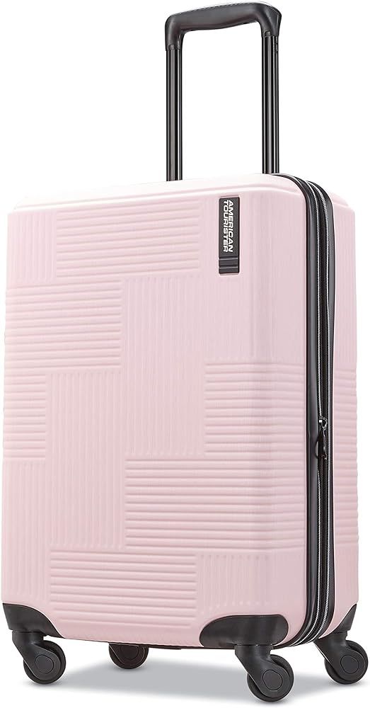 AMERICAN TOURISTER Stratum XLT Expandable Hardside Luggage with Spinner Wheels, Pink Blush, Carry... | Amazon (US)