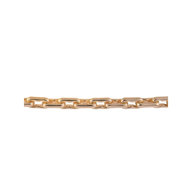 Time and Tru Women's Thick Wavy Rectangular Links Goldtone Necklace | Walmart (US)