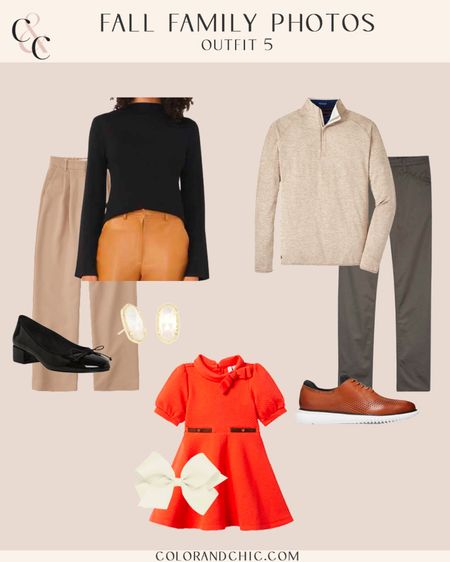 Fall family photos option 5 with funnel neck sweater, trousers, men’s sweater, toddler orange dress and more 

#LTKSeasonal #LTKstyletip