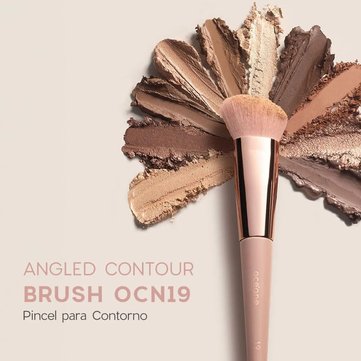 Pincel de Maquiagem para Contorno - Angled Contour Brush Ocn19 - Maquiagens e cosméticos Océane... | Oceane (BR)