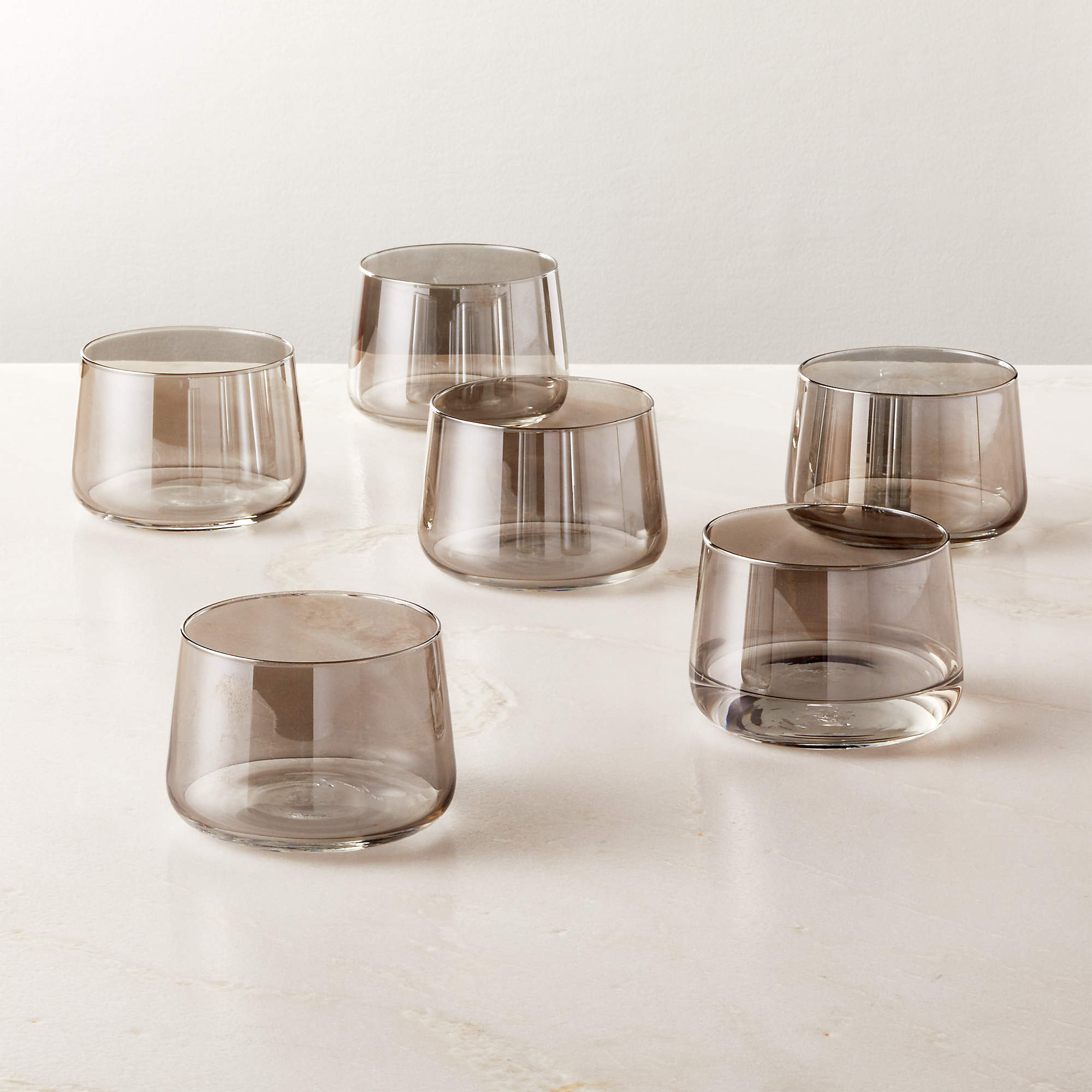 Neat Smoked Tasting Glass Set of 6 | CB2 | CB2