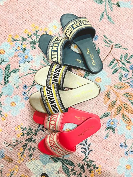 Dior sandals size 38 is perfect and I wear a 7.5

#LTKshoecrush #LTKunder50 #LTKSeasonal