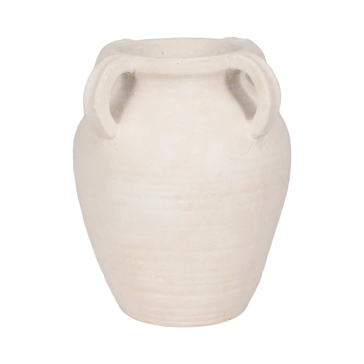 Terracotta Rustic Table Vase Jar with Handle for Home Decor - Jar Style Flower Vase Accent for Li... | Wayfair North America