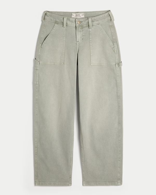 Low-Rise Tapered Baggy Carpenter Jeans | Hollister (US)