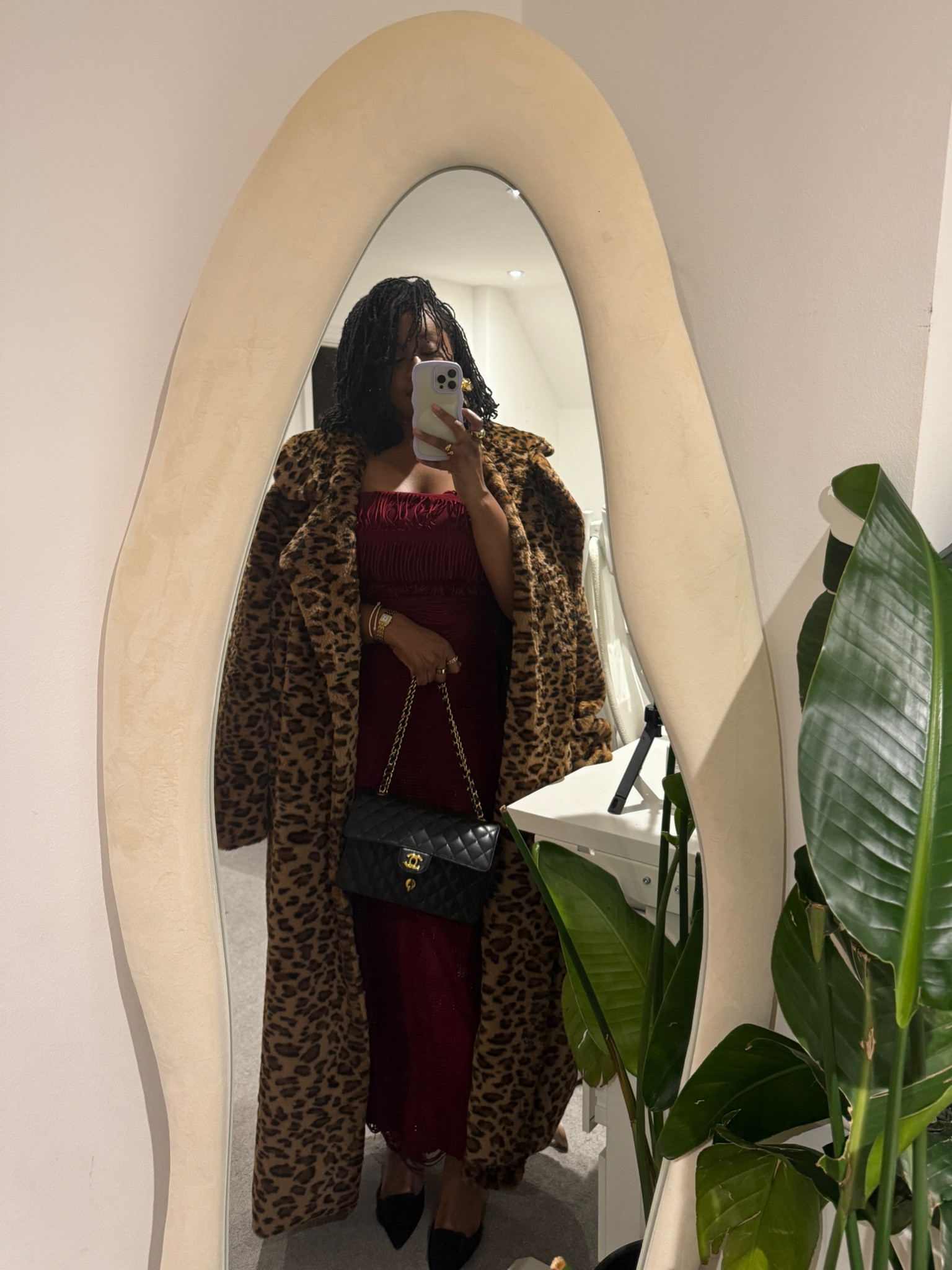 One moment for my coat please 