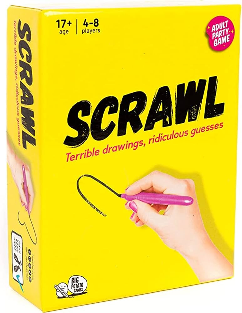 Scrawl: Adult Board Game | Terrible Drawings and Ridiculous Guesses | Hilarious Board Game for Ad... | Amazon (US)