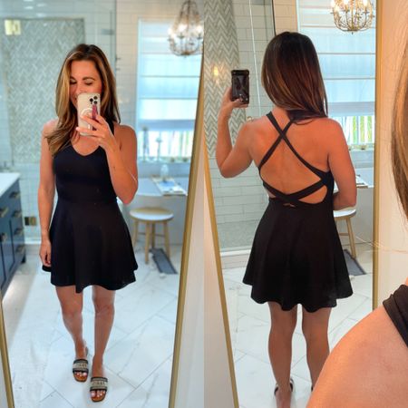 This athleisure dress off Amazon really feels and looks like some of its big brand competitors.  Runs TTS 

#LTKfindsunder50 #LTKstyletip #LTKfitness