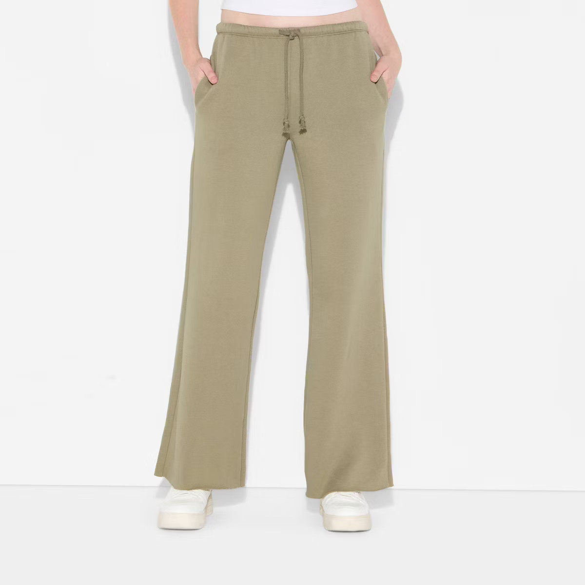Women's Mid-Rise Wide Leg Sweatpants - Wild Fable™ | Target