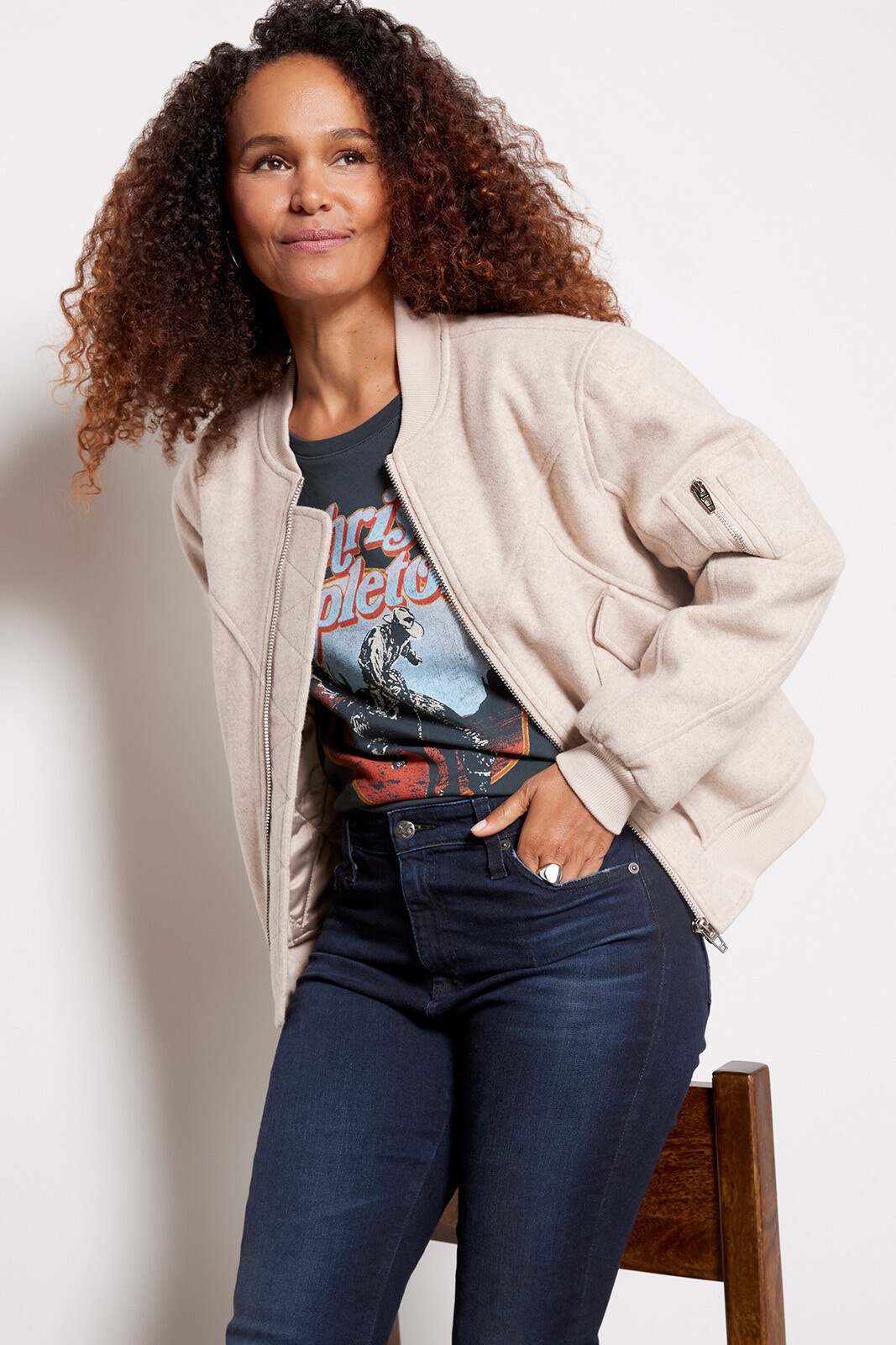 Heaven Sent Bomber | Evereve