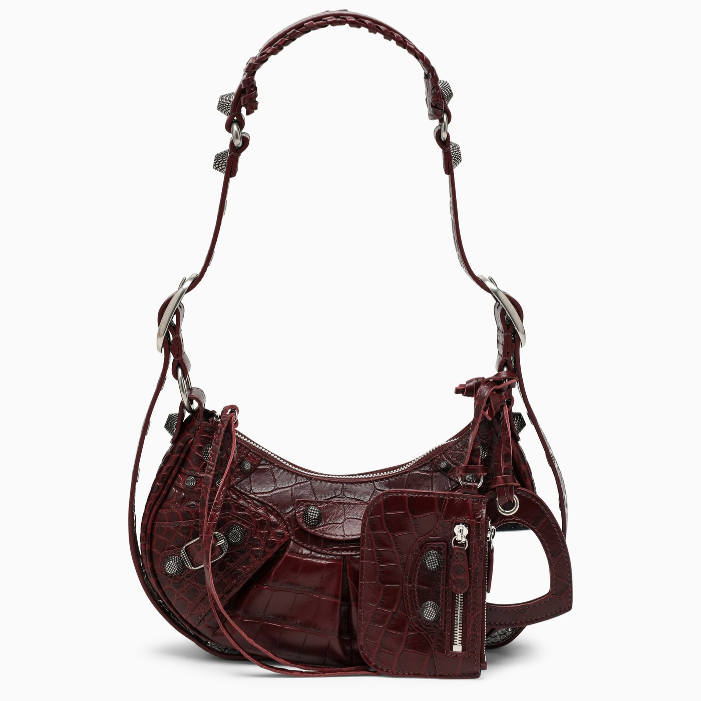 Burgundy Le Cagole XS mini bag | The Double F