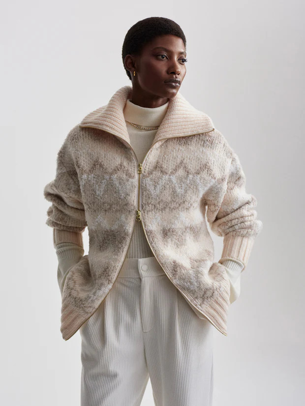 Brooke Fairisle Knit Jacket | Varley US | Varley US