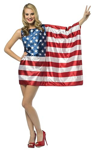 Rasta Imposta womens Flag Usa Dress adult sized costumes, Red/White/Blue, Women s Size 4 - 10 US | Amazon (US)