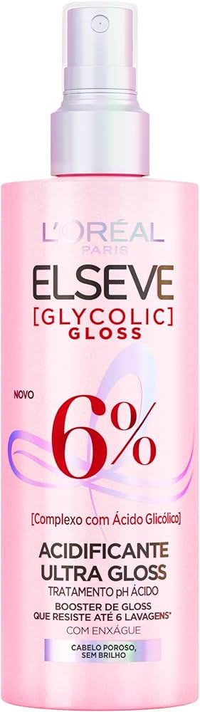 Acidificante L'Oréal Paris Elseve Glycolic Gloss 200ML | Amazon (BR)