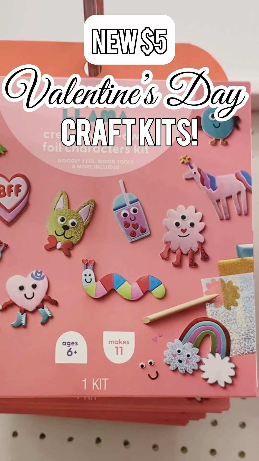 NEW $5 Valentine’s Day craft kits!

#LTKFindsUnder50 #LTKKids #LTKSeasonal
