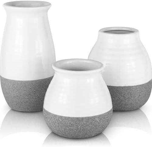 Modern Farmhouse Decor, Vases for Decor, Ceramic Vase Modern Home Decor, Rustic Home Decor Vases ... | Amazon (US)