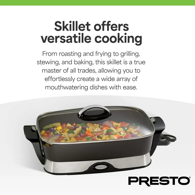 Presto 16" Foldaway Electric Skillet | Walmart (US)