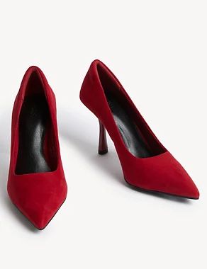 Statement Heel Court Shoes | M&S Collection | M&S | Marks & Spencer IE