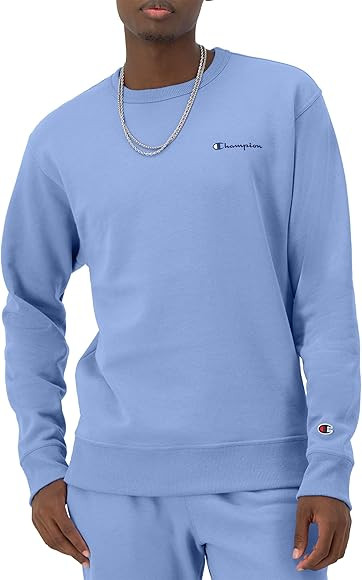 Champion Men's Sweatshirt, Powerblend, Fleece Midweight Crewneck Sweatshirt (Reg. Or Big & Tall) | Amazon (US)