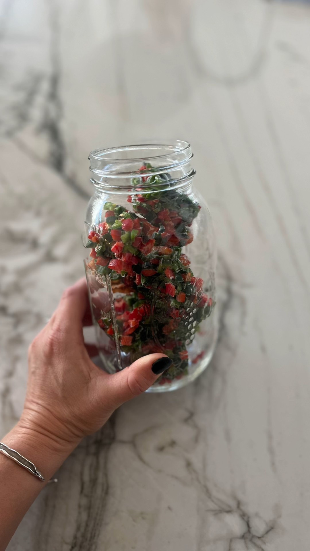 🔥 “You’ve gotta try this genius food prep hack! Chop your veggies — like peppers and onions — freeze them in silicone trays, then store the cubes in mason jars. 🫙 They’re perfectly portioned, zero waste, and make soup nights so easy. 🍲 Find my favorite chopper, trays, and jars linked on my LTK page!” ✨

#mealprep #cookinghacks



#LTKHome #LTKFamily