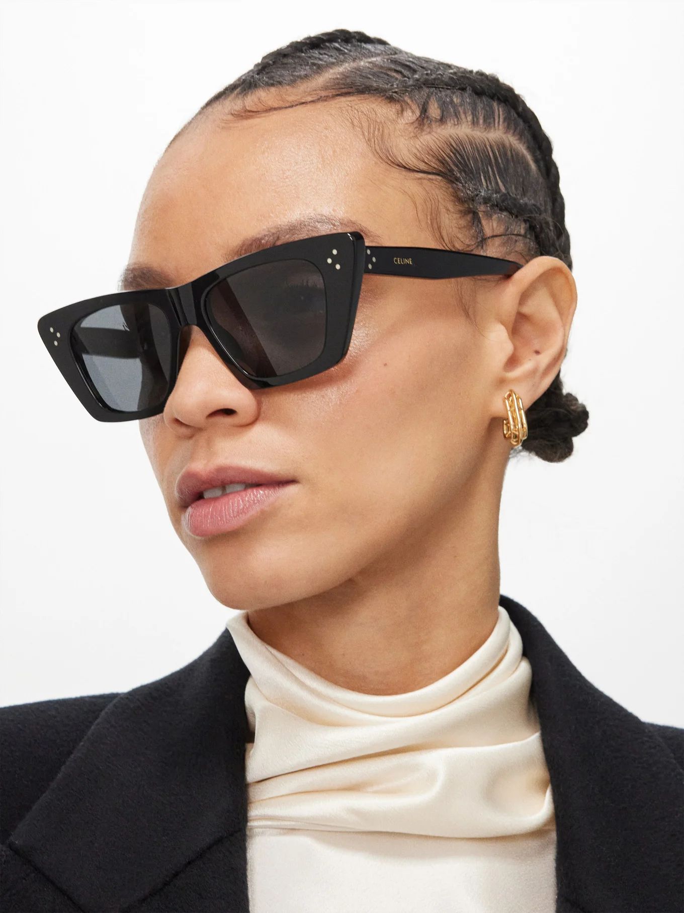 Cat-eye acetate sunglasses | Matches (US)