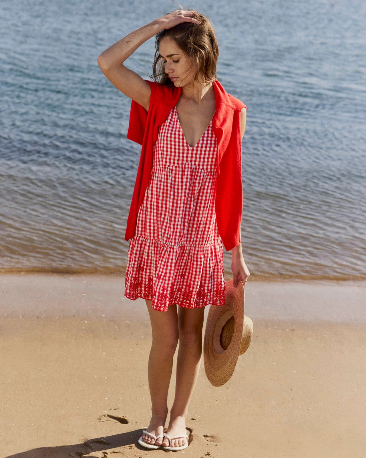 Splendid - Gigi Gingham Mini Dress - Navy/White | Splendid