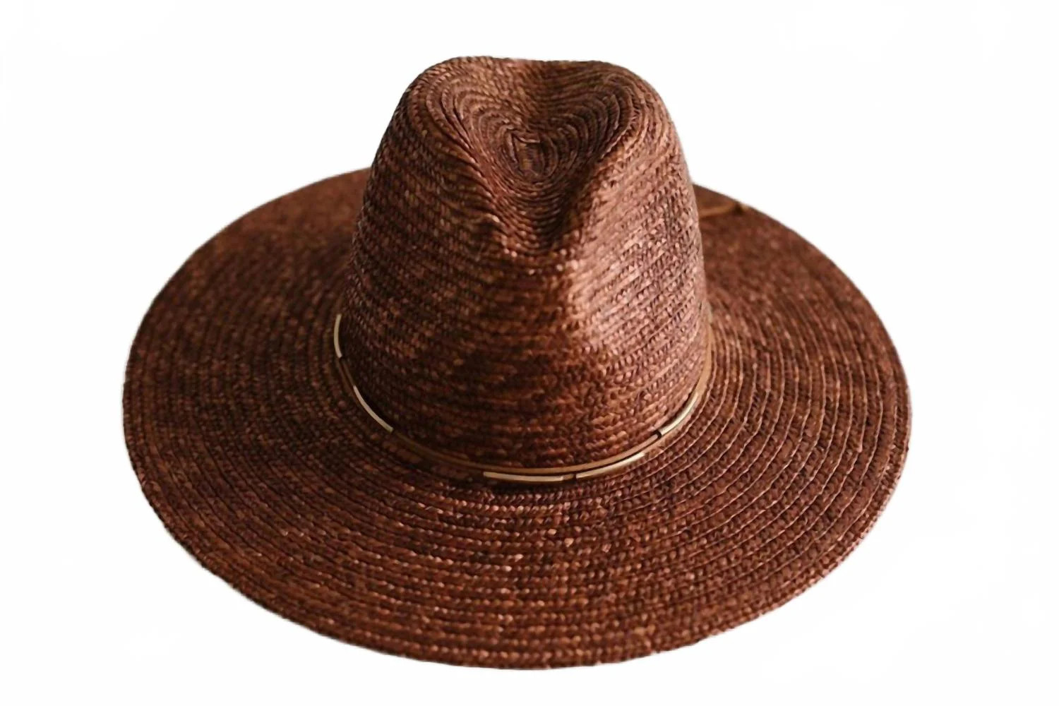 Women's Isla Straw Fedora Sun Hat In Brown | Shop Simon