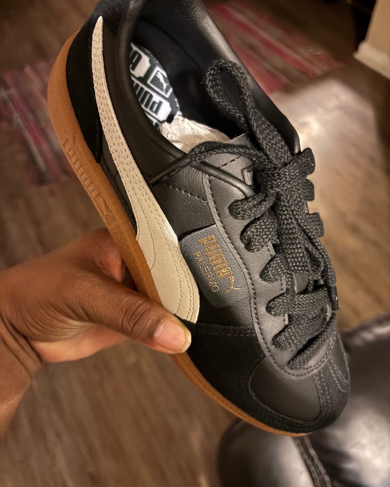 Puma Palermo in the color black and white. #pumapalermo  #puma

#LTKFindsUnder100 #LTKShoeCrush #LTKOver40