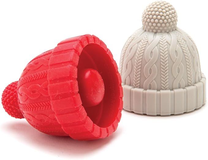 Beanie Cap Decorative Silicone Bottle Stopper in a gift box, Set of Two, Novelty Cork Replacement... | Amazon (US)