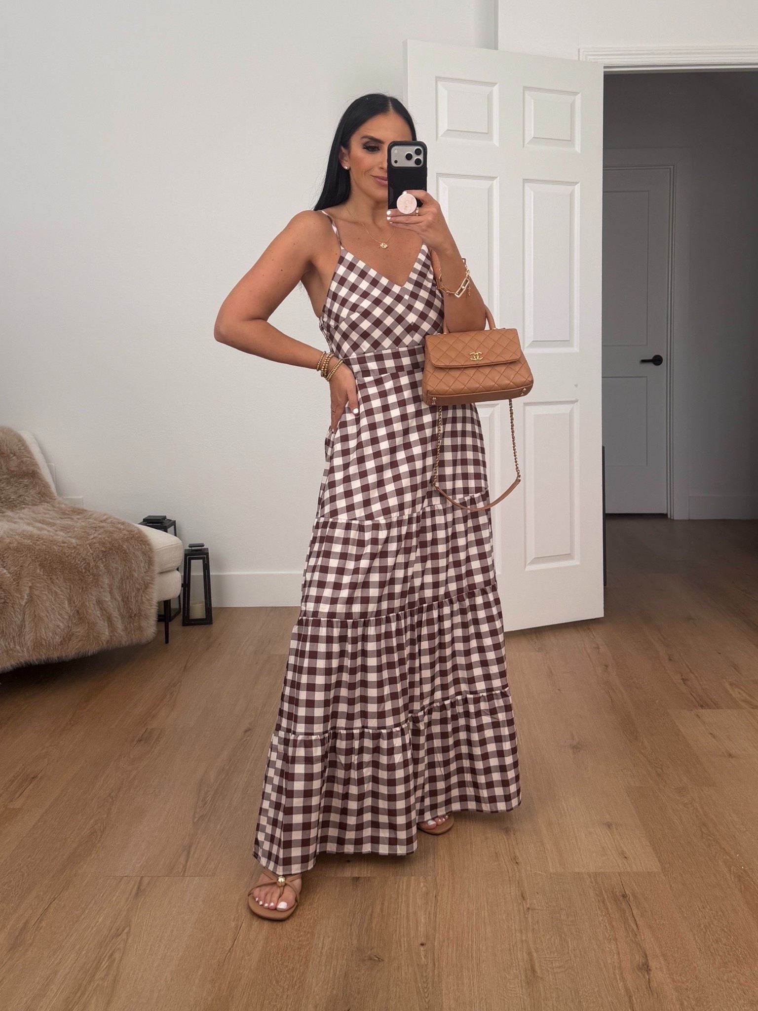 Woman’s Maxi Dress. I’m wearing a size medium, comes in 6 colors. 