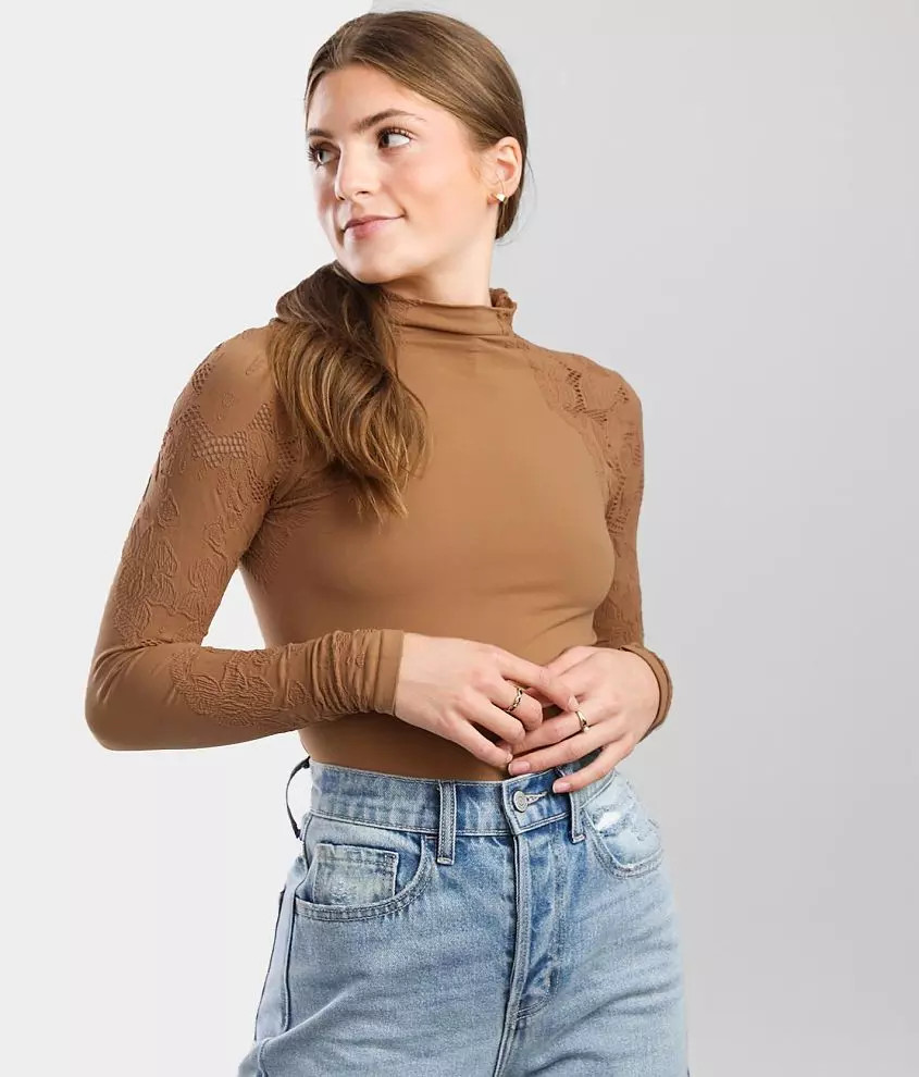 Mock Neck Top | Buckle