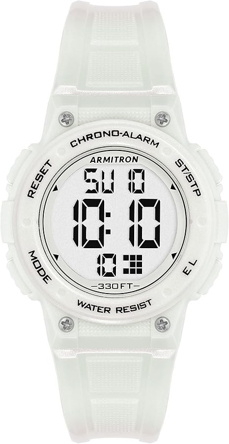 Armitron Sport Women's Digital Chronograph Resin Strap Watch | Amazon (US)